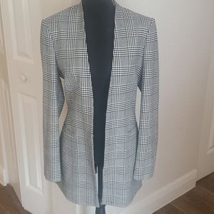 Black and White Tahari Blazer Jacket